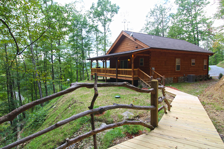 Smoky Mountain Cabin Builder Portfolio of Log Homes Near Bryson City NC